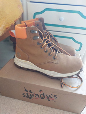 Timberland Brooklyn boots used, size 42, beige brown