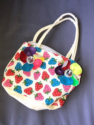 Children's bag used, multicolored, with minimal wear