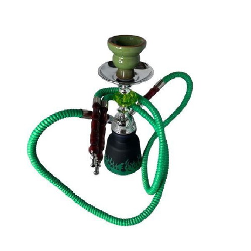 Hookah Green Double 29cm New