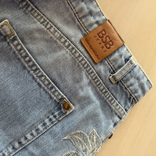 Bsb denim shorts with tassels size 28 like new