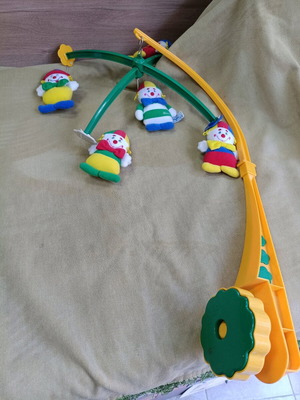 Chicco vintage baby crib toy used