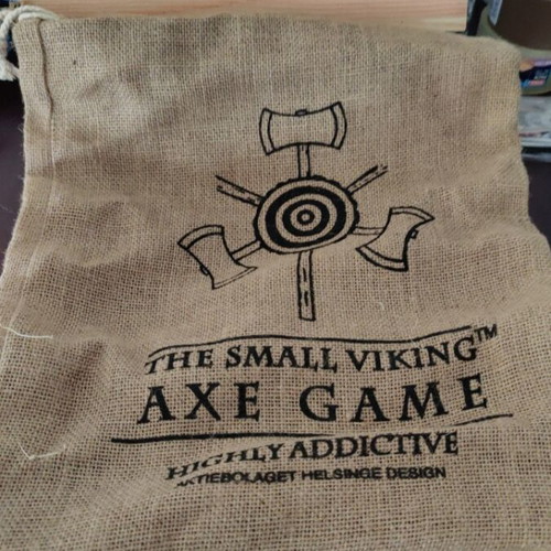 The Small Viking Axe Game new, wooden box, Scandinavian style