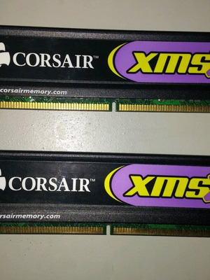 Corsair XMS2 2x1GB DDR2 800MHz CM2X1024-6400 Dual Channel kit used
