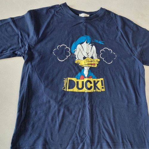 Women's T-shirt L blue Donald Duck graphic like new