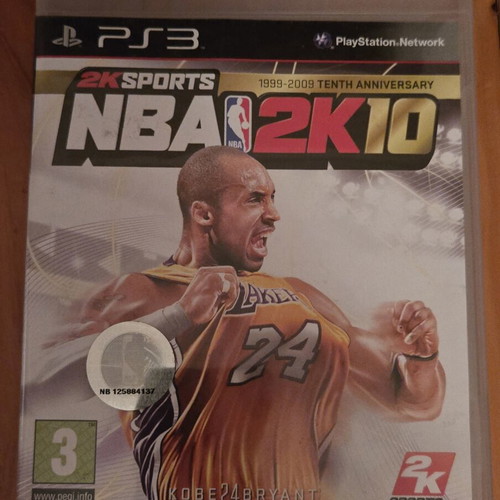NBA 2K10 10th Anniversary Kobe Bryant PlayStation 3 game