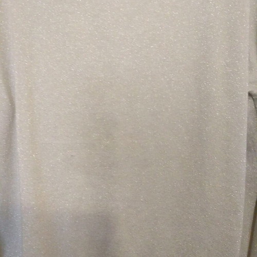 Women's blouse used, silver thread, size M