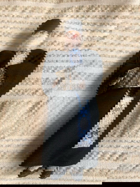 Σπάνια χειροποίητη κούκλα που αναπαριστά Έλληνα Ορθόδοξο ιερέα