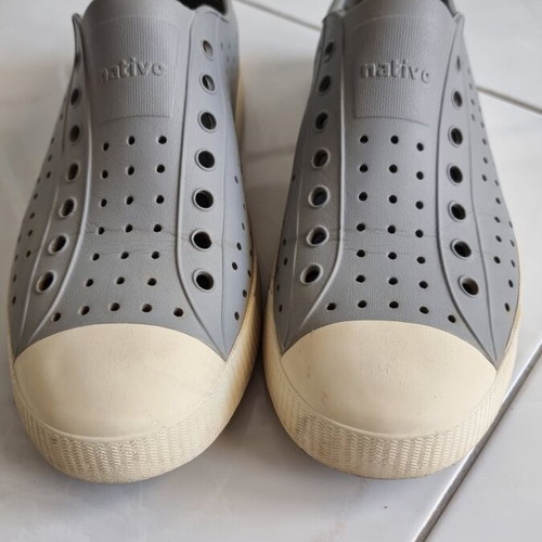 Native Shoes water shoes used, gray, size 44.5-45
