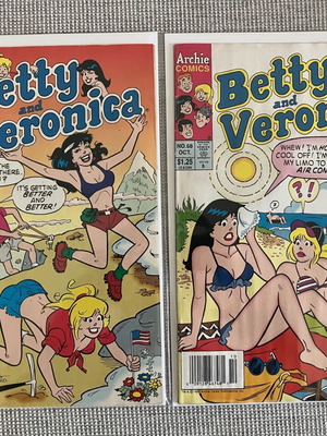 Betty and Veronica Comics #65 & #68 used, Archie Comics 1993