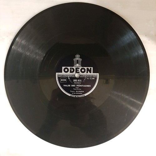 Latin 78 rpm record Tony Murena used, Valse des Montagnes & Emilio