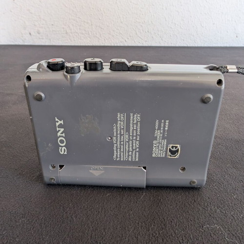 Sony TCM-400DV Cassette Recorder used with VOR and Clear Voice