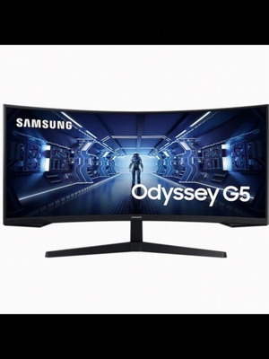 Samsung 34'' Odyssey G5 LC34G55TWWPXEN curved monitor VA HDR QHD 165Hz