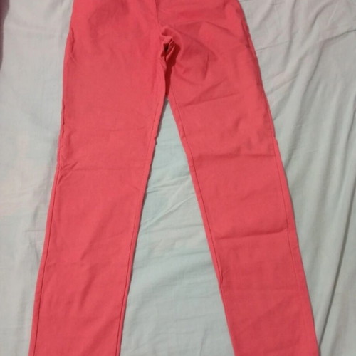 Pants leggings coral color used, size M 38 10