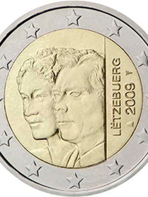 SAC Люксембург 2 евро 2009 нов UNC Шарлот