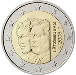 SAC Λουξεμβούργο 2 Ευρώ 2009 καινούργιο UNC Σαρλότ