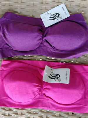 Tops new, pack of 2, fuchsia and purple, one size