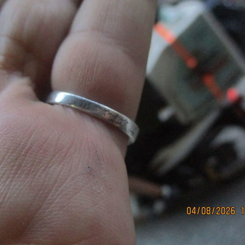 Silver 925 women's ring size 56, new