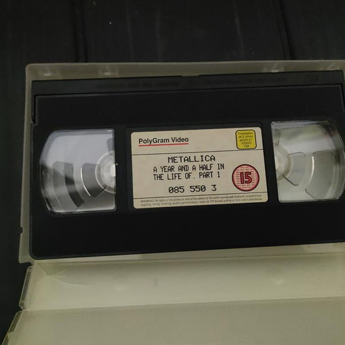 Metallica A Year And A Half In The Life Of Metallica VHS like new, historical