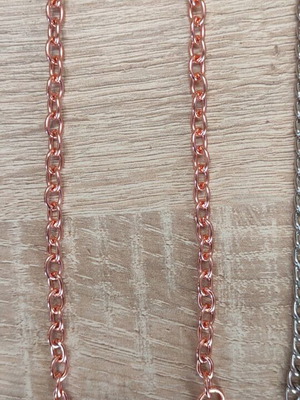 Bag chain with parrots, 120cm length, new