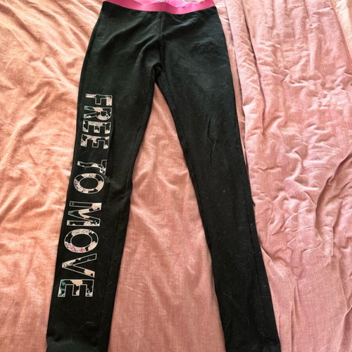 Tezenis sports leggings like new, black, size small