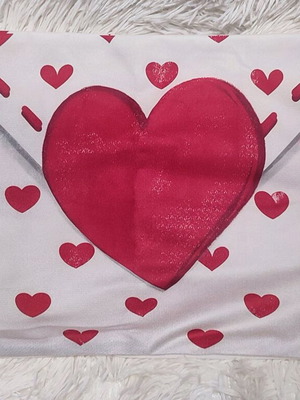 Διακοσμητική μαξιλαροθήκη μακρόστενη Valentine's day καινούργια