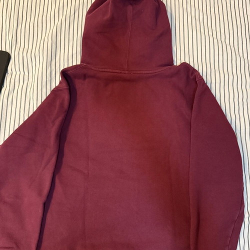 Thrasher Flame Hoodie like new, size Small, burgundy