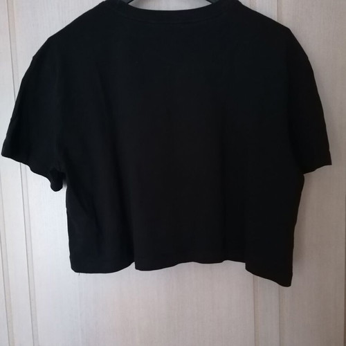 Nike Just Do It Crop T-Shirt L Black New
