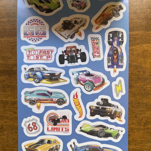 Hot Wheels Sticker Fun over 100 Reusable Stickers Mattel new
