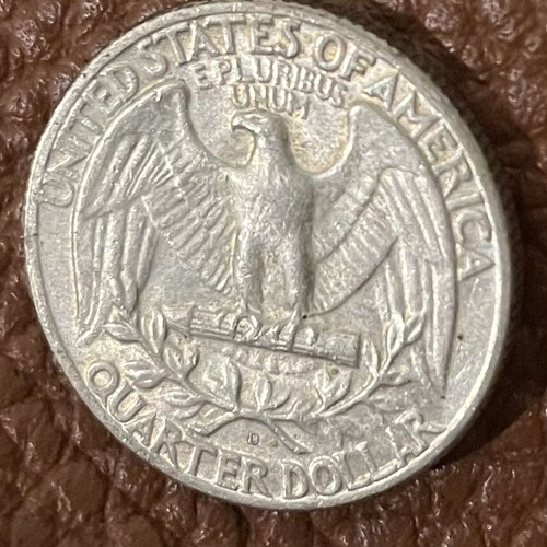 1964 Rare Quarter Dollar με σφραγίδα D σαν καινούργιο, ασήμι