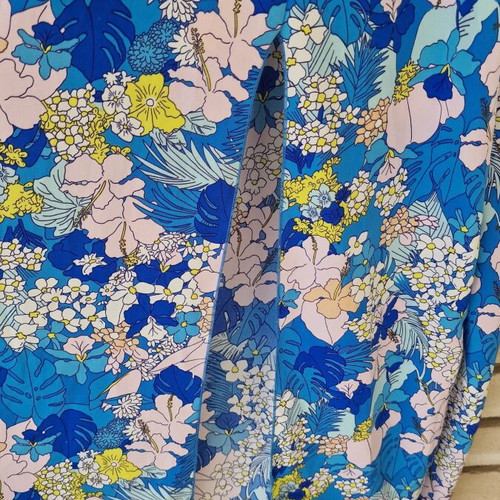 Maxi summer dress used, size S, multicolor