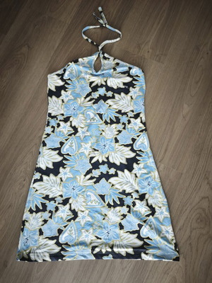 Maui Girl mini beach dress, size Small, blue