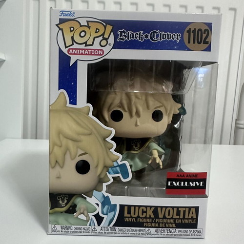 Black Clover Voltia AAA Exclusive Funko Pop New Authentic