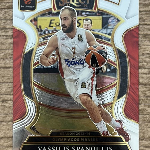 2025-26 Panini Select Euroleague Basketball Card Vassilis Spanoulis like new