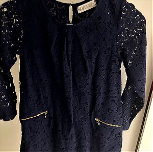 H&M dark blue dress 6-8y 122-128cm