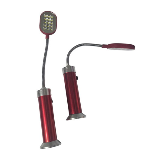 Desk lamps with flexible arm, 2 pieces, new