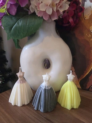 Ball Gown Candle made to order from soy wax