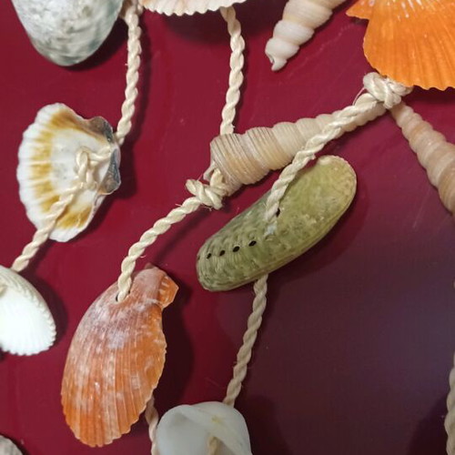 Decorative hanging with shells new, length about 50 cm