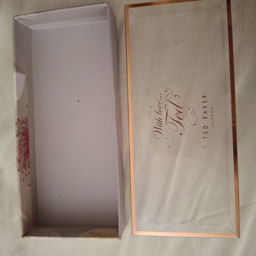 Ted Baker box with transparent lid 18×8×2.5 cm like new