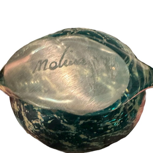 Mdina Glass Malta handmade blown glass vase like new