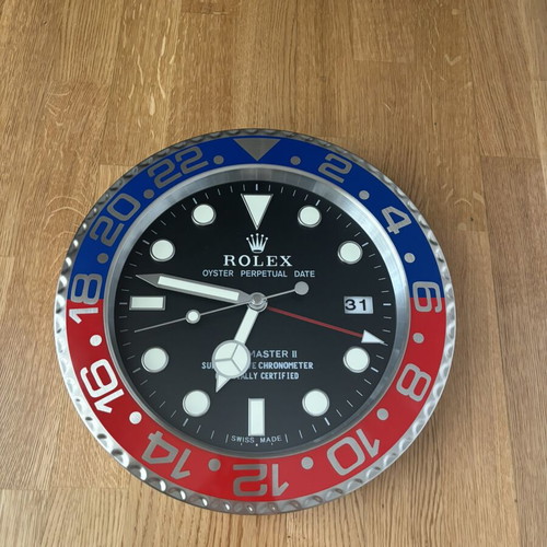 Rolex wall clock new, analog display