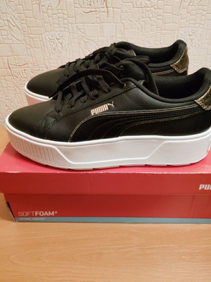 Puma black sneakers new, size 41
