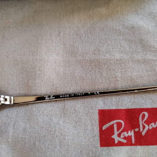 Ray Ban sunglasses used, black and gray
