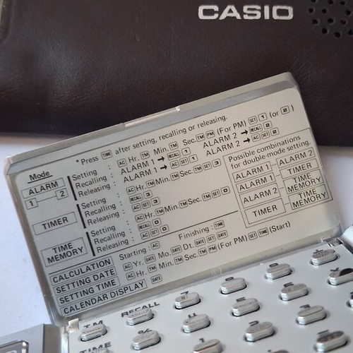 Casio MQ-2 Micro Computer Quartz calculator like new with case