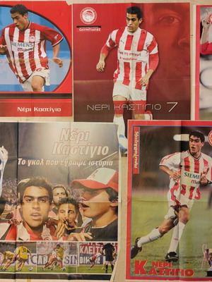 Νέρι Καστίγιο συλλογή αφίσες Ολυμπιακός μεταχειρισμένη