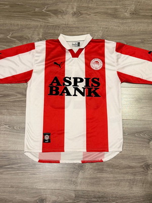 Authentic Olympiakos jersey Zlatko Zahovic 1999-2000 like new