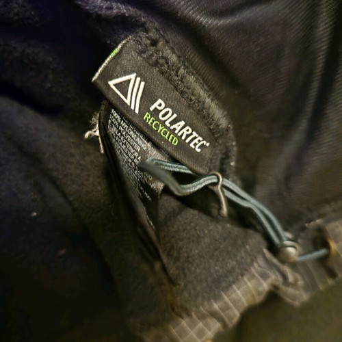The North Face Black and Gray Hybrid Performance Jacket used, small