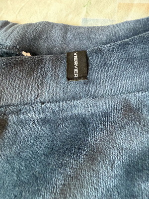Viervier sportswear like new, velvet fabric, blue
