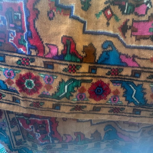 Handmade all-wool loom rug new