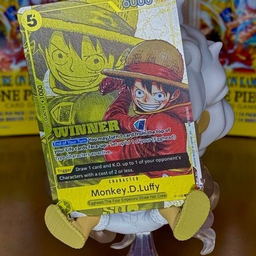 One Piece TCG Monkey.D.Luffy card new from tournament