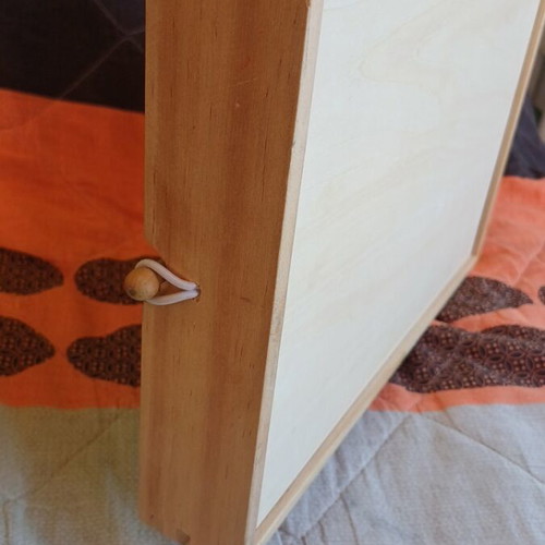 Wooden Magnetic Activity Board double-sided used